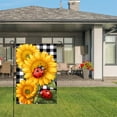 thumbnail image 3 of Amhnf Sunflower And Ladybug Garden Flag For Home Outdoor Garden Yard Decor 12x18 inch, 3 of 5