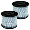 300' Cool White 2-Wire 110V LED Rope Light Home Outdoor Boat Christmas Lighting