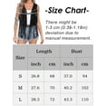 thumbnail image 6 of Women Sequin Tassel Jacket Sleeveless Glitter Sparkly Shiny Tops Cowgirl Disco Western Open Front Vest Hippie Rivet Cardigan Waistcoat for Party Country Concert, 6 of 6