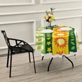 thumbnail image 6 of Dreamtimes Beautiful Sunflower Round Tablecloth 60", Table Cover Water Resistant Spill Proof Large Table Cover for Indoor & Outdoor Family Gathering Dinner, Hotel, BBQ, 6 of 7