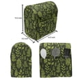 thumbnail image 4 of Sage Stand Mixer Cover, Patterned Green Leaves Nature Inspired Composition Fresh Trees Woodland, Kitchen Appliance Organizer Bag Cover with Pockets, 5 Quarts, Apple Green Dark Green, by Ambesonne, 4 of 4