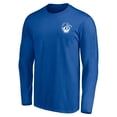 thumbnail image 2 of Men's Royal Los Angeles Dodgers Team Hometown Collection Sugar Skull Long Sleeve T-Shirt, 2 of 3