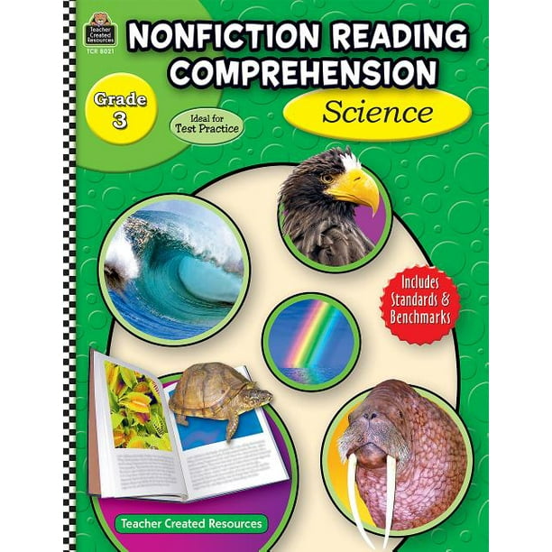 nonfiction reading comprehension nonfiction reading comprehension science grade 3 paperback walmart com