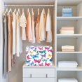 thumbnail image 5 of Iauyy Large Storage Box with Lid - Foldable Home Storage Bins for Clothes Toy Holiday Decor, Butterfly Pattern (42*32*30cm), 5 of 6