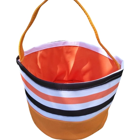 Bearachild Bolsa de Halloween Poliéster Gran capacidad Presente Aspecto lindo Cubos de vacaciones Decorativos Día de Todos los Bolsas con asa de Almacenamiento y organización del hogar uno Bearachild HA060897-01B
