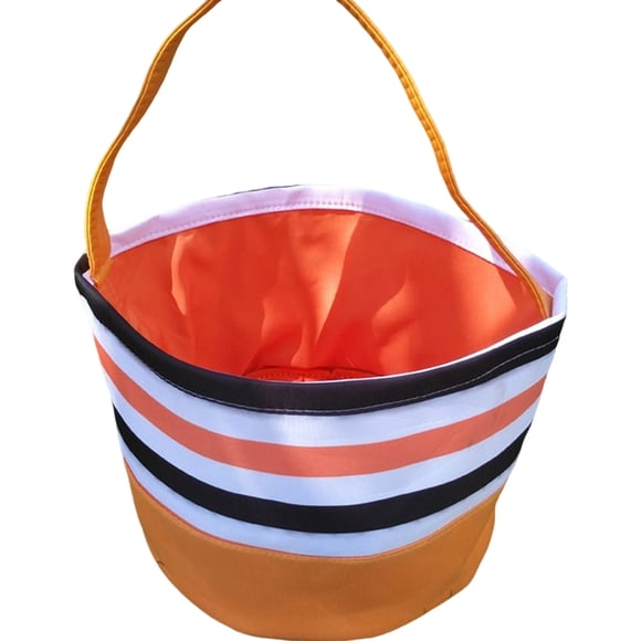 Bearachild Bolsa de Halloween Poliéster Gran capacidad Presente Aspecto lindo Cubos de vacaciones Decorativos Día de Todos los Bolsas con asa de Almacenamiento y organización del hogar uno Bearachild HA060897-01B