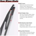 thumbnail image 4 of shiyou-76720STXA01 Rear Wiper Arm Blade Set - For Acura MDX 2007-2016, 4 of 4
