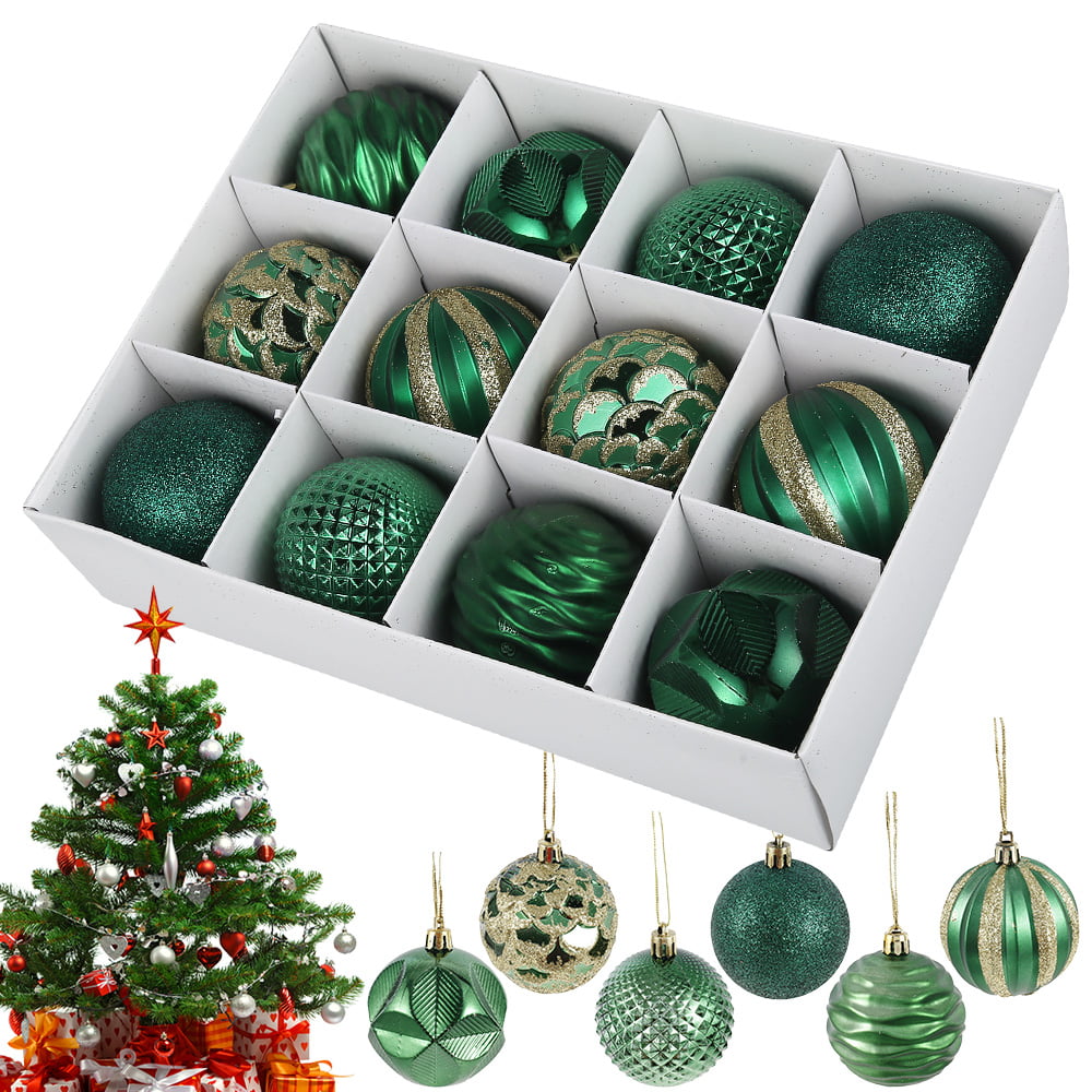 25 Glass Baubles 2cm Christmas Balls Baubles Christmas Tree Decorations Mini Small 