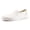 White, variant on KEINDI Women’s Slip On Canvas Low Top Shoes Fashion Sneakers and Casual Loafers Flats Shoes For Women White size 9