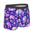 thumbnail image 2 of Rateoe colorful mushroom Skull rainbow Mens Boxer Briefs Poly Spandex Performance Boxer Briefs Underwear Hem Boxer Briefs - X-Large, 2 of 8