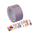 thumbnail image 3 of tredstone Bande 1/2/3 Classe Double Face Pack Solide et Fiable de 5 Violet 1 Rouleau w Outils Complets 1 Pc, 3 of 6