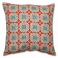 thumbnail image 1 of Pillow Perfect 528830 Pillow Perfect Ferrow 16.5-inch Throw Pillow, Blue-Red, 1 of 1