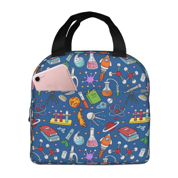 Disketp Different Chemical Things Bolsa Térmica para Almuerzo para Hombre y Mujer, Ideal para Trabajo, Senderismo y Picnic