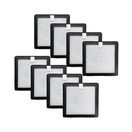 Nispira 2-in-1 Activated Carbon Replacement Filter For Potulas Compact Desktop Air Purifier, 8 Packs