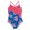 D, variant on Uccdo Little Girls Summer One-Piece Swimsuits Strap Bathing Suit, Teenage Girls Floral Bikinis Swimwear, 4-12 Years