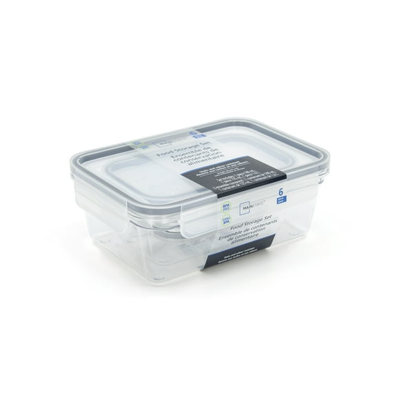 Mainstays 6pc Tritan Food Storage Set