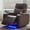 Brown, variant on Power Motion Recliner Chair with 360° Swivel Tray, Electric Recliner with USB Charging, Hidden Storage and Cup Holders, Brown