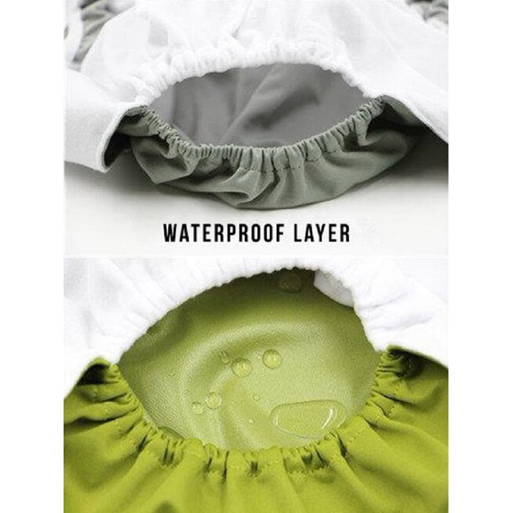 Kawaii Adult Cloth Diaper, Large, Unisex, Reusable, Incontinence Leak Proof, with Insert for Adults, 3 Pack