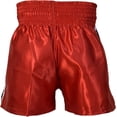 thumbnail image 7 of Men Boxing Shorts MMA Mauy Thai Training Fitness Gym Cage Fight Kickboxing Trunks Clothing Red 2X-Small, 7 of 7