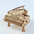 thumbnail image 2 of 3D Wooden DIY Rotating Music Box Puzzle Dancing Piano with Heart-Shaped Ferris Wheel, 2 of 4