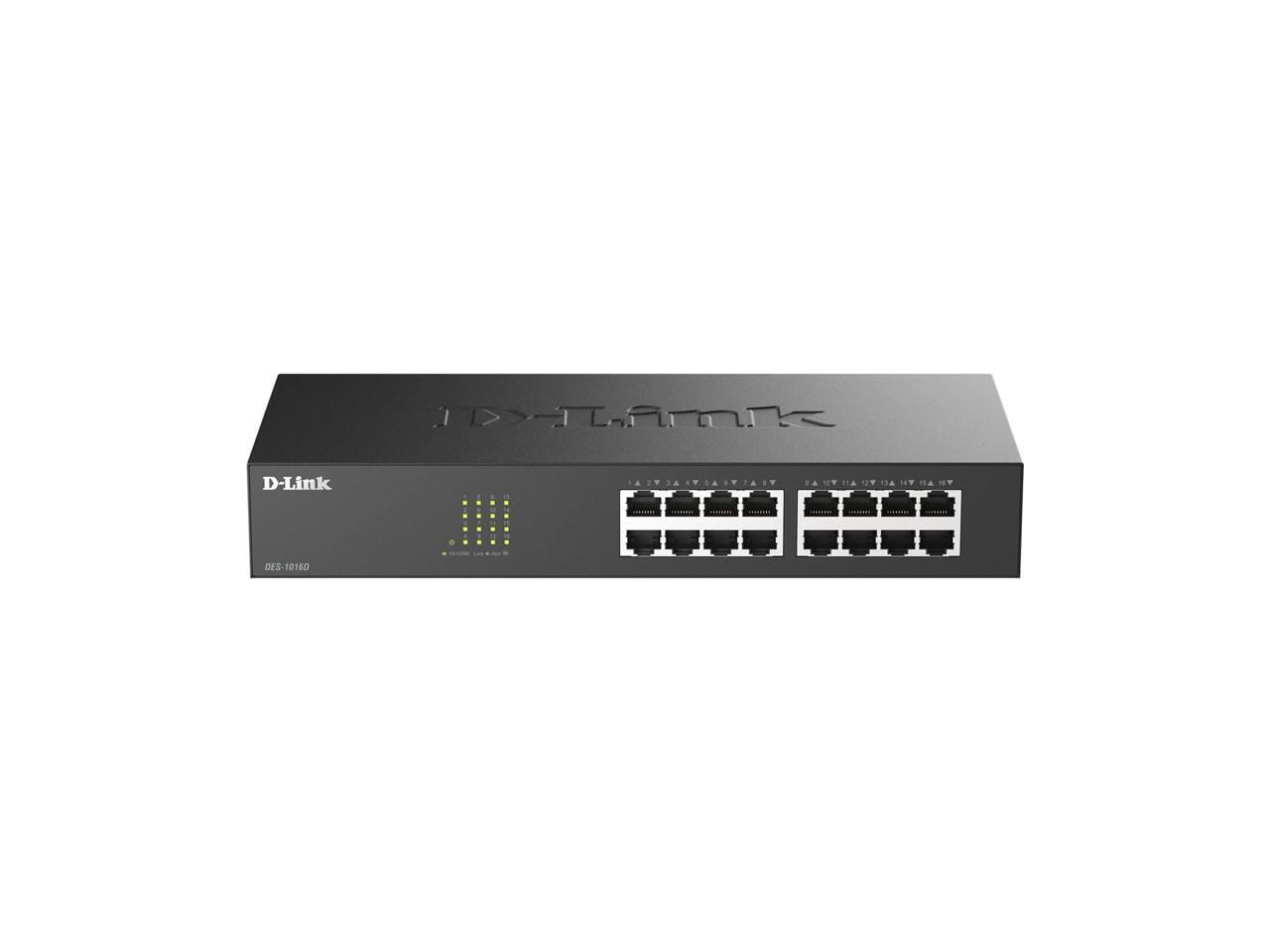 DES-1016D 16-Port Desktop Fast Ethernet Switch