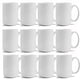 thumbnail image 1 of Juego de 12 tazas de sublimación TANGLONG, 450 ml, cerámica blanca, 1 of 7