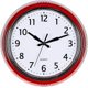thumbnail image 2 of Retro Wall Clock 10 Inch Red Kitchen 50's Vintage Design Round Silent Non Ticking Battery Operated Quality Quartz Clock, 2 of 5