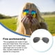 thumbnail image 5 of Qarigey Gafas de sol Novedad de alto rango Diferentes vibrantes Resistentes Ligeras Mano de obra fina Diseño único Gafas redondas Lentes Oro + Negro Qarigey AP008819-07, 5 of 6