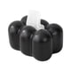 thumbnail image 1 of Organizador de pañuelos faciales, servilletas y papel, impermeable, multiusos Negro, 1 of 9