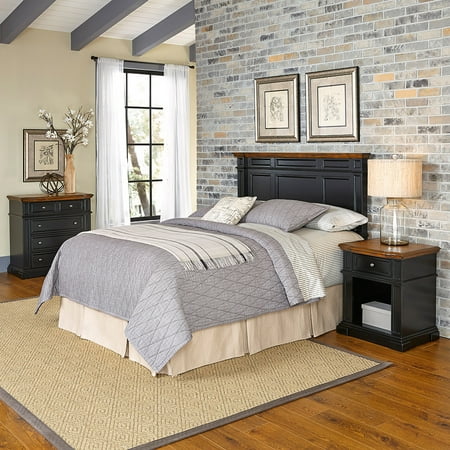 Home Styles Americana Queen\/Full Headboard, Night Stand and Chest