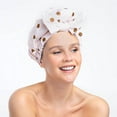 Kitsch Luxury Shower Cap for Women Waterproof, Reusable Shower Caps
