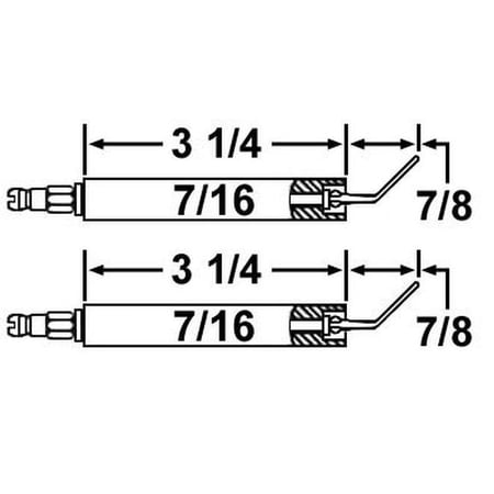 Crown 20770-02 Set Of Replacement Electrodes For Carlin 98-301 CRD With 1/16" Diameter Rod