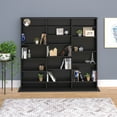 thumbnail image 6 of Prepac 51" Triple CD DVD Wall Media Storage Rack in Black, 6 of 12