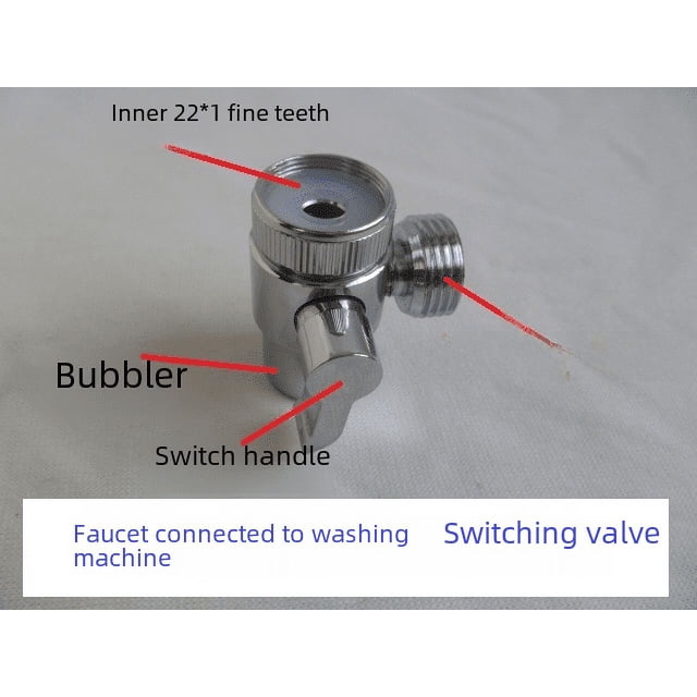 Adaptador de tubo de entrada para lavadora totalmente automática, accesorio divisor de agua multifuncional universal, grifo de lavabo, uno o dos