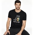thumbnail image 3 of Colevkie I'm Not Responsible for What My Face Does When You Talk Men's Sarcastic T-Shirt Humorous Saying Novelty Funny Graphic Tee Tops(Black-Men,XS), 3 of 7