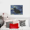 thumbnail image 4 of Naloa Shambhala Cat In Van Gogh Impressionist Print Canvas Bathroom Wall Art,Bathroom Wall Art Decoration, Canvas Poster Prints,Decorative Paintings for Living Room, Bathroom, Kids Room, 4 of 6