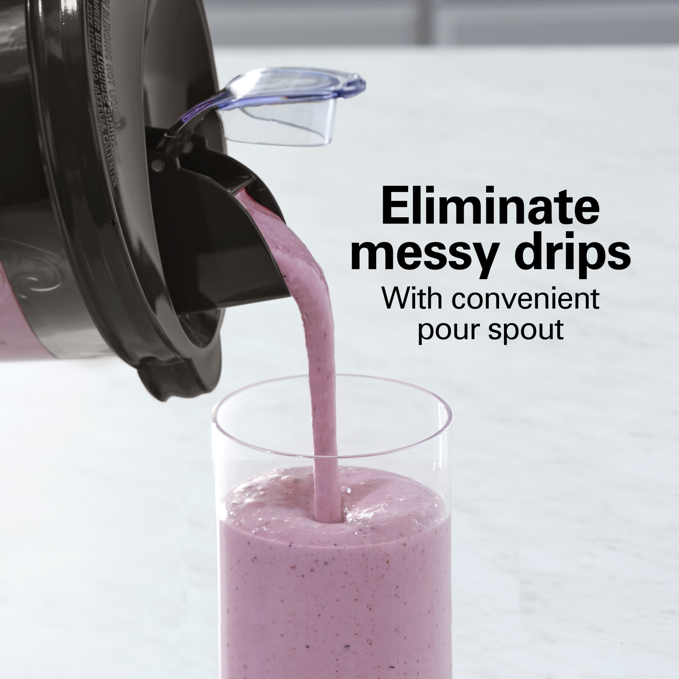 Hamilton Beach Wave Action Smoothie Blender, 48oz Glass, Black photo 7