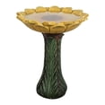 thumbnail image 6 of 24.4-in Outdoor Sunflower Bird Bath - Fibre Reinforced Concrete Large Bird Bath Stylish with Modern Pedestal for Garden, Patio, Lawn, Backyard, 6 of 9