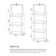 thumbnail image 5 of Organizador Bolso para Puerta Armario Almacenamiento Pared (8 Rejillas Blancas), 5 of 7