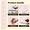 thumbnail image 5 of Pink Peel and Stick Wallpaper Delicate Floral Design Soft Pink Flower Spring Wall Mural 17.7in x 9.8ft Self Adhesive Removable Wall Paper Renter Friendly Wallpaper for Girls Bedroom Nursery, 5 of 8