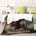 thumbnail image 4 of Thunderbolts anti-pilling, suave, ligera, esponjosa y acogedora de lujo para hogar y cocina – Perfecta para niños y adultos,110X70cm, 4 of 6