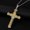 Gold, variant on Valentine Jewelry Cross Pendant Necklace, Alloy Cross Pendant Necklace, Crystal Inlay Necklace, Great Gifts Men / Women Choker Necklace Necklaces Sparkly Necklace Chain Jewerly Fashion Minimalist Par