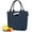 Blue, variant on Aosbos Reusable Lunch Bags for Women Insulated Lunch Tote Thermal Leakproof Cooler Bag Black