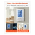 thumbnail image 2 of Programmable Thermostat 7 Day White for Underfloor Heating & Heat Pump, 2 of 9