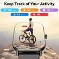 thumbnail image 5 of Mingdaln Smart Watch fits for Android and Iphone, IP68 Waterproof, Suitable for Women Men 100+Sports Modes 1.85 inch Fitness Tracker, with Answer/Make Calls/Message Reminder, （Two watch straps ）, 5 of 8