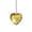 Gold, variant on Car Hanging Pendant Heart Love Crystal Prism Art Component Suncatchers Home Interior Decor Ornament