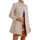 thumbnail image 2 of Abrigos de invierno Inspire Chic para mujer, abrigo de doble botonadura con cuello de pie, XL, beige, 2 of 6