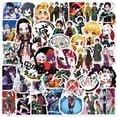 thumbnail image 2 of 100 Pcs Demon Slayer Anime Stickers Cartoon Waterproof Stickers for Water Bottles, Laptop,Bumper,Computer Stickers and Decals, 2 of 4