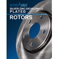 thumbnail image 3 of Detroit Axle - Front Brake Rotors for Toyota RAV4 Camry Avalon Mirai Matrix Corolla iM Lexus ES350 ES300h Scion tC Pontiac Vibe Brakes Rotors Replacement : 11.65" inch Front Rotors, 3 of 5