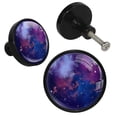 thumbnail image 2 of 4 Pcs Universe Knobs for Kitchen Cabinet Cupboard Dresser Bookcase Drawer Pulls Handles Round Home Decor, 2 of 5